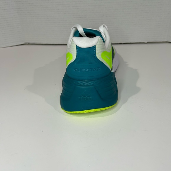 Adidas Men's Questar 2, Size 9.5 & Color: White/Arctic Night/Lucid Lemon - Picture 5 of 7
